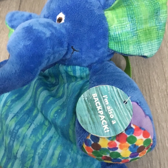 NWT The World Of Eric Carle Elephant Backpack Kid Leash - Picture 4 of 9